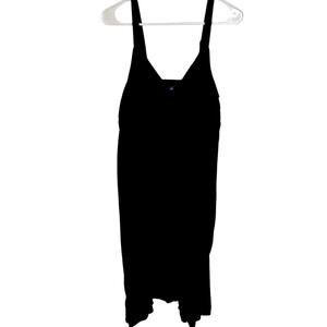 Old Navy Maternity Scarf Sun Dress Womens Size Medium NWT Black Jack Faux Wrap